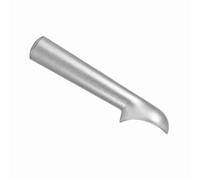 Alomejor Cuchara para Helado Antiadherente de Aleación de Aluminio Duradera, Anticongelante, Tienda de Postres, Plata Mate, 7" (SILVER)