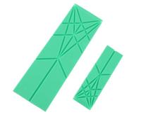 Alomejor Cucharas Medidoras Poligonales Plegables, Utensilio de Cocina 3 en 1 Plegable para Fácil Almacenamiento y Uso Práctico para Cocineros Caseros de Silicona (GREEN)