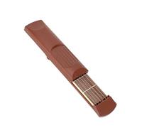 Alomejor Cuello de Práctica de Guitarra Portátil, Diapasón de Guitarra de 6 Cuerdas y 4 Trastes, for Entrenamiento de Dedos y Práctica Silenciosa