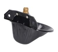 Alomejor Cuenco de Agua Automático para Ovejas, Válvula de Cobre de Acero Inoxidable, Bebedero Automático para Cabras, Granja de 7,1 Pulgadas