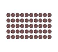Alomejor Cuentas de Aparejo de Pesca de Carpa, Cuentas de Goma Resistentes a la extrusión para Proteger la Cabeza de la caña y la boya(marrón)
