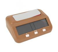 Alomejor Cuente el Reloj de Ajedrez Multifuncional con Función de Memoria para Jugadores Ocasionales y Torneo, Batería de 1 X AA (Broncearse)