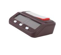 Alomejor Cuente el Reloj de Ajedrez Multifuncional con Función de Memoria para Jugadores Ocasionales y Torneo, Batería de 1 X AA (Wine Red)