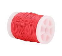 Alomejor Cuerda de de 120 m, Hilo para Servir, Extremo de Nailon, para Suministros de Tiro con Resistencia a la Rotura, 34 Libras(Red)