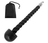 Alomejor Cuerda de Empuje para Tríceps, Cuerda de Nailon Resistente de 27 Pulgadas con Hebilla de Acero, Extremos de Goma Antideslizantes para Máquina de Cables Fitness (Agarre único)