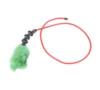 Alomejor Cuerda de Escobilla de Goma para Barril de Paintball, Limpieza Eficiente para Diámetro Interior de 17,3 Mm, Material de Lana, Ligero y de para Jugadores, Verde/Gris/Rojo, 37 G (Green)