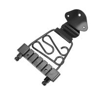 Alomejor Cuerda de guitarra trapecio de 6 cuerdas ajustable en altura con material metálico de alta calidad, reemplazo ideal para cuerda rota, trapecio bajo, instalación fácil (BLACK)