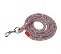 Alomejor Cuerda de Nailon de Primera Calidad para Caballos, Gancho de Aleación Fuerte, Tacto Suave para Ganado de Caballos, 8,2 Pies (Azul Naranja)