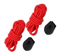 Alomejor Cuerda Elástica para Tabla de Remo, Cuerda Elástica de Nailon de 250 Cm con Hebilla Antideslizante para Asegurar Artículos en Tablas de Surf, Kayaks y Tablas de Remo (Rojo)