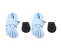 Alomejor Cuerda Elástica para Tabla de Remo, Cuerda Elástica de Nailon de 250 Cm con Hebilla Antideslizante para Asegurar Artículos en Tablas de Surf, Kayaks y Tablas de Remo (Claro)