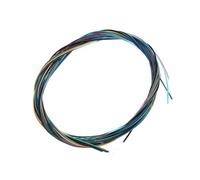 Alomejor Cuerdas de Guitarra Acústica de Aleación de Cobre y Nailon Coloridas, Juego Duradero para Guitarras Clásicas, 6 Piezas