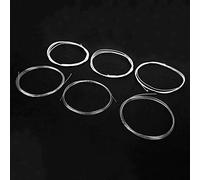 Alomejor Cuerdas de Guitarra Clásica de Aleación de Cobre con Núcleo de Nailon de Alta Resonancia Tensión Súper Ligera 6 Uds