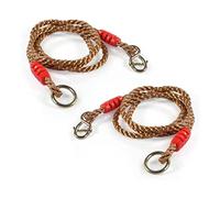 Alomejor Cuerdas para Columpio, Fuertes Ajustables Cuerdas para Hamaca 2 Piezas 1,8 m for Columpios hamacas sillas Colgantes en Jardines Patios Exteriores