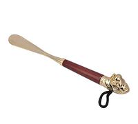 Alomejor Cuerno para Zapatos con Largo, Herramienta para Levantar Zapatos con Cabeza de León de Madera para Tacones Altos y de Cuero, Cuchara para de Madera de Haya Importada para Hombres y Mujeres,