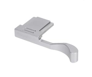 Alomejor de Agarre para Pulgar de Cámara Resistente de Aleación de Aluminio para X100V X100F XE3 XE4, Cómodo Accesorio de Cámara Ergonómico para Largas Sesiones de Grabación (Silver)