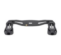 Alomejor de Carrete de Pesca, Accesorio de Fibra de Carbono para Carretes de Baitcasting y Curricán, Manivela Ligera para Pescadores y Entusiastas de la Pesca (95mm)