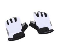 Alomejor de Ciclismo, de Bicicleta de Medio Dedo con Palma Acolchada Transpirable con Tiras Reflectantes y Hojas de Tracción para Bicicleta de Carretera, Montaña, (XL)