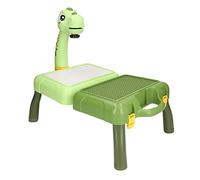 Alomejor de Dibujo para Niños, Juguete de Trazado y Dibujo con 32 Plantillas y 12 Marcadores, Máquina de Bocetos para Aprender a Dibujar para Niños Niñas