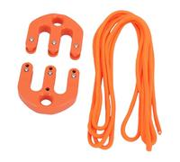 Alomejor de Elevación de Juegos Liviano, Polea de Bloque y Aparejo para Levantar Cargas Pesadas, con Cuerda de Alta Resistencia para Taller de Equipo de Campamento de Caza Al Aire
