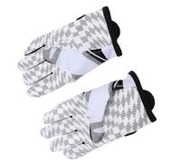 Alomejor de Fútbol para Niños de Receptor Ancho para Jóvenes de Silicona Blanca con Agarre Antideslizante Puntas de los Dedos Transpirables Muñeca Ajustable Ajuste Elástico Suave para Entrenamiento