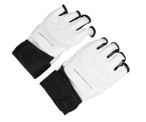 Alomejor de Taekwondo, de Cuero Artificial de Medio Dedo, Protección Mejorada para Las Manos, Artes Marciales, Sparring y Trabajo con Bolsa (S)