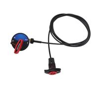 Alomejor de Tapón de Drenaje Remoto Reemplazo Exterior de Metal de Goma con Cable de Tracción de Sellado Preciso Operación Remota para Barco Yate con Señuelo