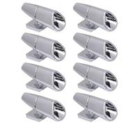 Alomejor Deer Whistle Ultrasonon Animal Viento Dispositivo de Advertencia Activado para Motocicleta de Camiones de Automóvil Fit Universal con Material de ABS (SILVER)