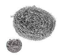 Alomejor Depurador de Ollas de Acero Inoxidable, Bola de Fregado Duradera para Limpieza de Cocina, 7x4cm, 1 Uds., Baño, Exterior