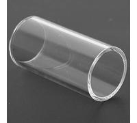 Alomejor Diapositiva de Guitarra de Vidrio, Accesorio de Instrumento de Diapositiva de Vidrio Transparente Universal para Música Country Blues, con 4 Opciones de Longitud Deslizante 28 Mm (51)