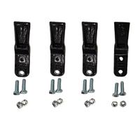 Alomejor Dientes de Cucharón de Excavadora de Acero Al Carbono Resistente para Suelo Duro, Juego de 4 con Tornillos y Tuercas para Construcción