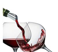 Alomejor Disco Vertedor de Vino, Boquillas Flexibles para Detener el Goteo para Restaurantes, Hoteles, Bares, 20 Unidades, Material PET de 2,95 Pulgadas (SILVER)