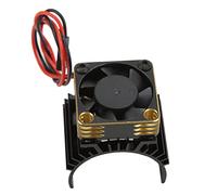 Alomejor Disipador de Calor, Ventilador de Refrigeración del Motor de Aleación de Aluminio Radiador de Alta Velocidad de 28000 RPM para Motores F540 550 3650 3660 (GOLD)