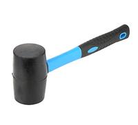 Alomejor Doble Cara Martillo de Goma, Ergonómico | Cabezal de goma suave, Ideal para instalación de azulejos, Material duradero, Reduce la fatiga del usuario