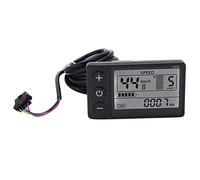 Alomejor E-Bike Pantalla LCD S866 Medidor LCD 24V 36V 48V Panel de Control de Bicicleta Eléctrica con Enchufe SM para Bicicleta Eléctrica Scooter DIY