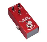 Alomejor Efecto de Distorsión de Guitarra, Pedal Metálico de Alta Ganancia con Ajuste de Múltiples Tonos y Bypass Verdadero, para Interpretación de Guitarra Eléctrica y Uso en Viajes (AN-05 Roja)