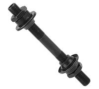 Alomejor Eje de buje de Bicicleta, Eje de buje Hueco de Acero, Kit de Eje Delantero y Trasero de 108 mm, 145 mm para Bicicleta de montaa(Front Axle)