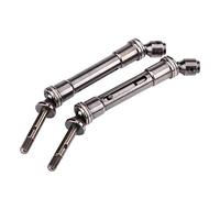 Alomejor Eje de transmisión trasero de metal, accesorios de actualización de eje de transmisión de repuesto para coche RC a escala 1/10