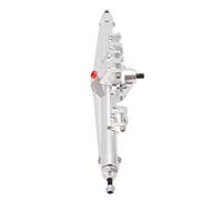 Alomejor Eje Trasero 1/10 RC, Eje Trasero de Coche sobre Orugas Altamente Realista de Aleación de Aluminio con Instalación Sencilla para Versión Estándar VP