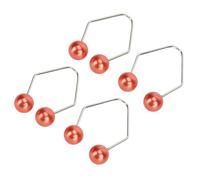 Alomejor El Potenciador del Encanto del Fabricante de Hoyuelos Faciales Mejora la Sonrisa con la Herramienta de Bolas para Hacer Hoyuelos, Entrenador para la Cara, Entrenador de 2 Pares para (rojo)