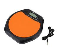 Alomejor Electronic Drum Pad Digital Practice Training Metrónomo con Pantalla LCD Auricular para La Práctica de Entrenamiento