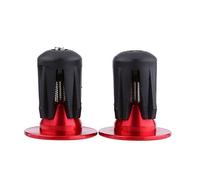 Alomejor Embouts de Guidon, Lot de 2 en Alliage d'Aluminium, Accessoires de Vélo, VTT et Vélo, for VTT, City et Daily Use