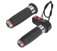 Alomejor Empuñadura de Acelerador para Bicicleta Eléctrica, Ergonómico de Goma Suave con Diseño Antideslizante, para Triciclos Eléctricos, Bicicletas y (Avance y retroceso + ajuste de velocidad de