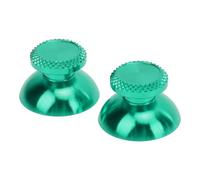 Alomejor Empuñaduras Analógicas de Aluminio, Thumbsticks, Repuestos para Consolas de Juegos Portátiles, Accesorios para un Mejor Control de Juegos (GREEN)