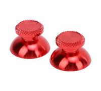 Alomejor Empuñaduras Analógicas de Aluminio, Thumbsticks, Repuestos para Consolas de Juegos Portátiles, Accesorios para un Mejor Control de Juegos (rojo)