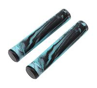 Alomejor Empuñaduras de Manillar de Bicicleta, 1 Par, 16 Cm, Empuñaduras de Manillar de Bicicleta, Empuñaduras de Goma TPE de Repuesto para Bicicleta, 22,2mm/0,9 Pulgadas(Azul Negro)