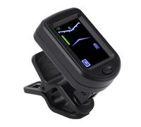 Alomejor En el Sintonizador de Guitarra, Sintonizador Cromático Digital con Pantalla LED de Color Rotatable para Guitarra Ukelele de Violín de bajo, Sintonización Rápida Precisa