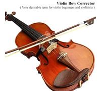 Alomejor Enderezador de de Violín, Ajustador de de Plástico Transparente para Violines de 1/8-1/4 y /2-4/, Mejora la Técnica de para Principiantes (Para violín /2-/)