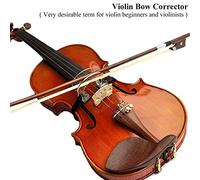 Alomejor Enderezador de de Violín, Ajustador de de Plástico Transparente para Violines de 1/8-1/4 y /2-4/, Mejora la Técnica de para Principiantes (Para violín /8-/)