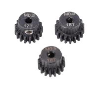 Alomejor Engranaje de Piñón, Engranajes de Motor de Piñón de Acero 16T 17T 18T para Coches y Camiones RC