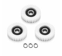Alomejor Engranajes de Nylon para Motor de Bicicleta Eléctrica - 3 Piezas, 36 Dientes, Diámetro 38 mm, Compatible con Motores de 250W a 500W, Ideal para Reparación y Mantenimiento